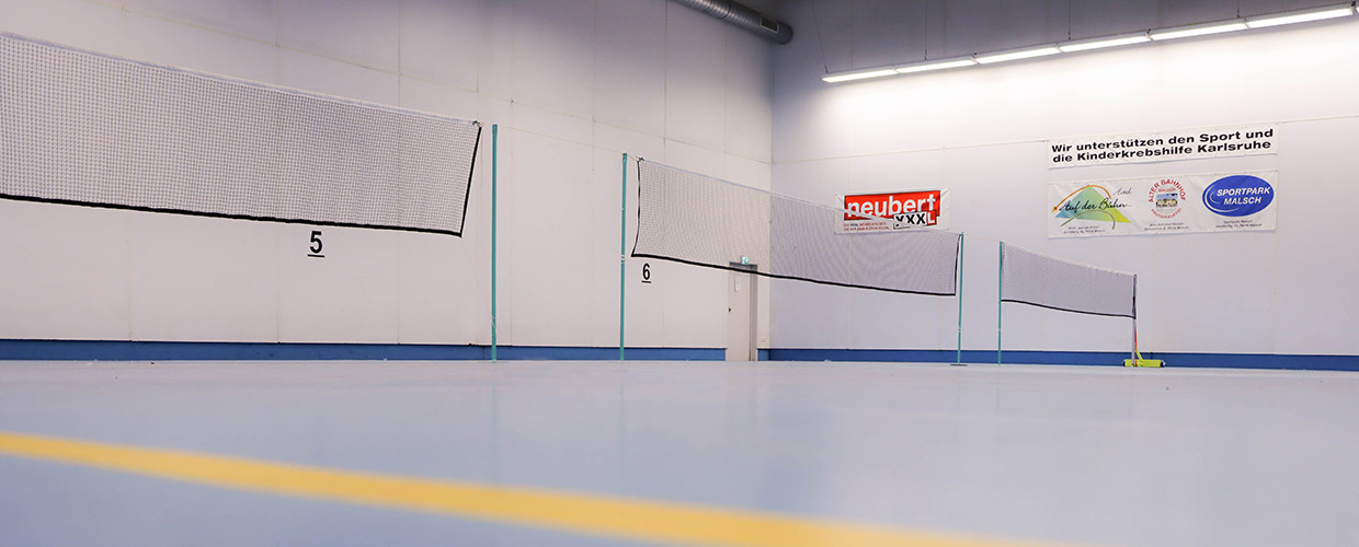 Badminton im Sportpark